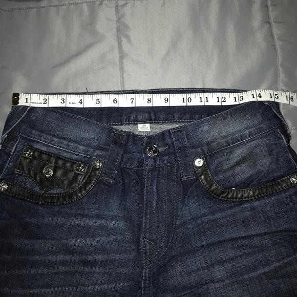 True Religion Skinny Leather Grey Jeans - Picture 3 of 8